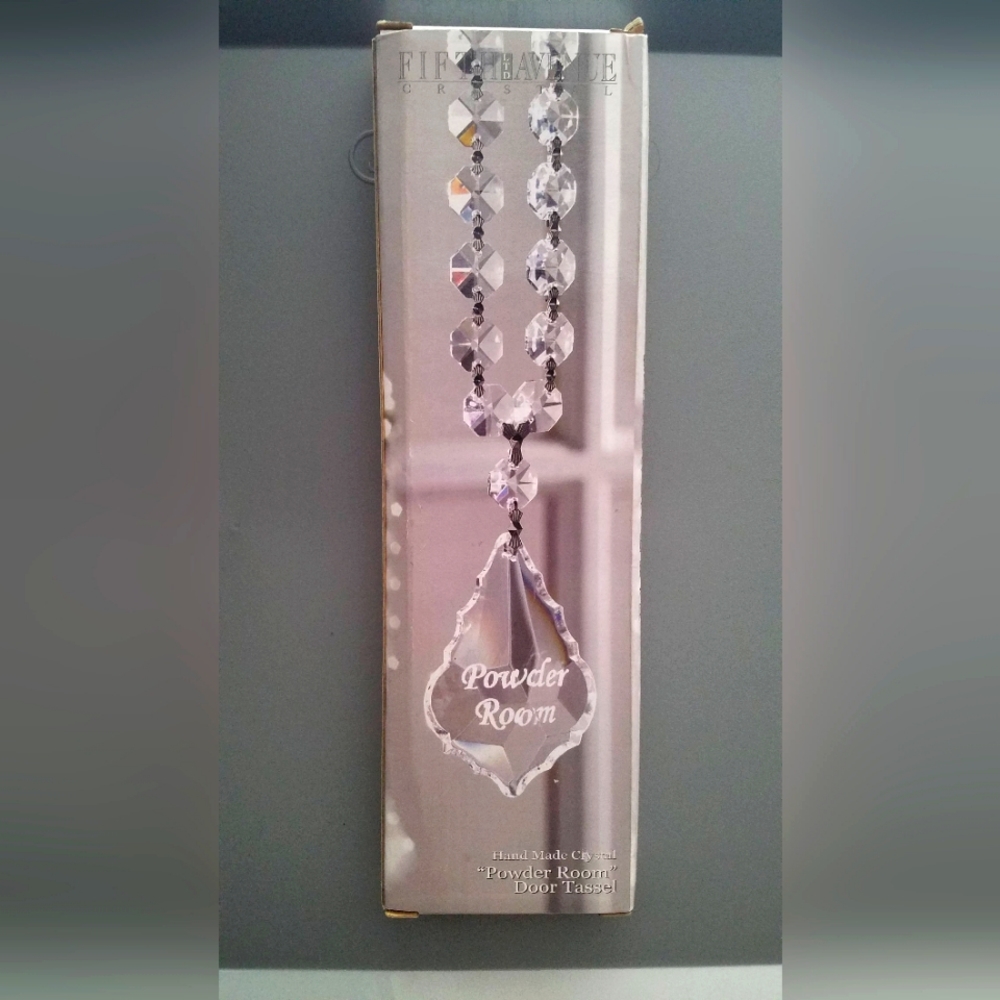 Fifth Avenue Crystal "Powder Room" Door Tassel
